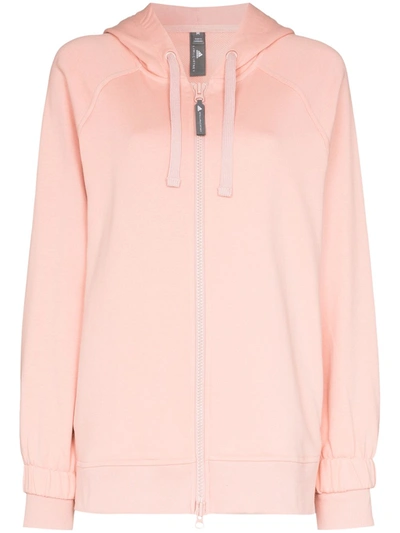 Adidas Originals Essentials Zip-up Hoodie In Pink