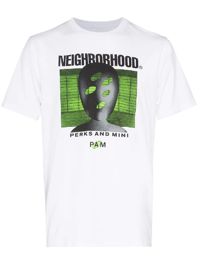 Neighborhood X P.a.m Graphic Design T-shirt In White