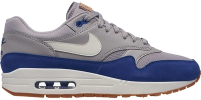 Pre-owned Nike Air Max 1 Atmosphere Grey Deep Royal Blue In Atmosphere Grey/ sail-deep Royal Blue | ModeSens