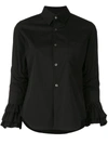 Comme Des Garçons Comme Des Garçons Ruffled-cuff Shirt In Black