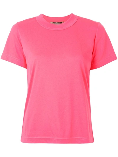 Junya Watanabe Solid-color T-shirt In Pink