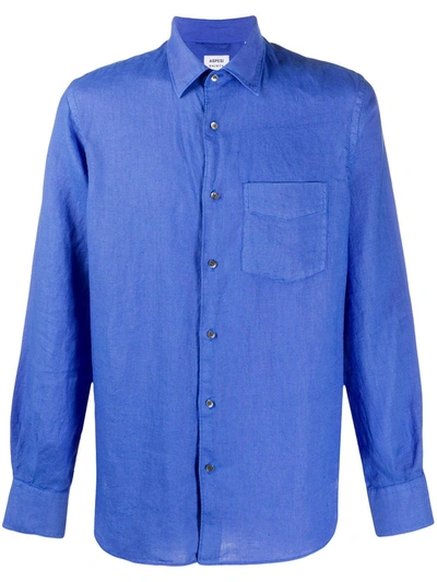 Aspesi 纯色衬衫 In Bluette