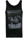 Ann Demeulemeester Graphic-print Tank Top In Black