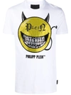 Philipp Plein Logo Print T-shirt In White