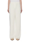 Theory High-rise Wide-leg Trousers In White