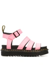 Dr. Martens' Blaire Open-toe Sandals In Salmon Pink