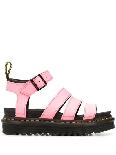 Dr. Martens' Blaire Open-toe Sandals In Pink Lemonade