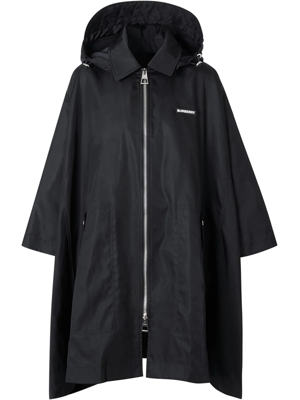 Burberry Econyl® Rain Cape In Black | ModeSens