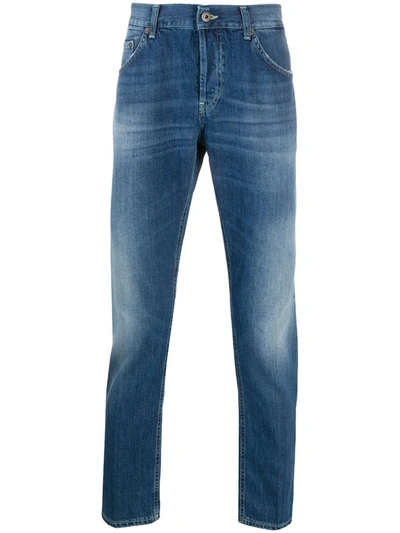 Dondup Tapered Jeans In Blue