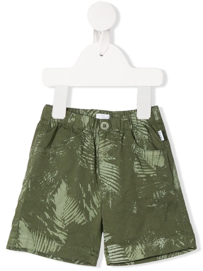 Il Gufo Babies' Palm Tree Shorts In Green