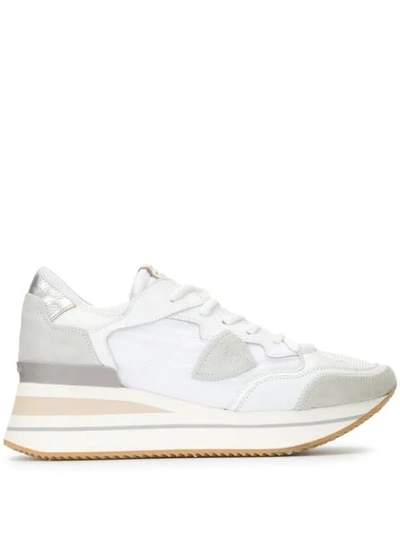 Philippe Model Triomphe Mondial Trainers In White