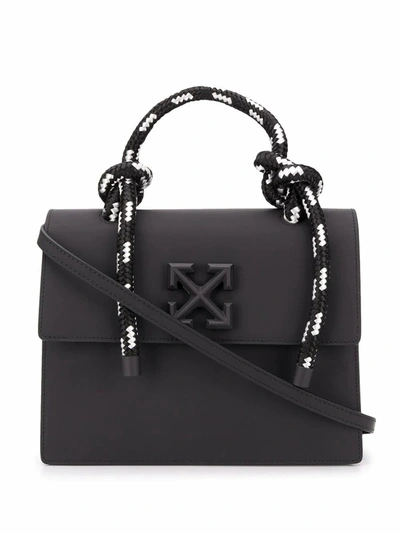 Off-white Women's Black Leather Handbag