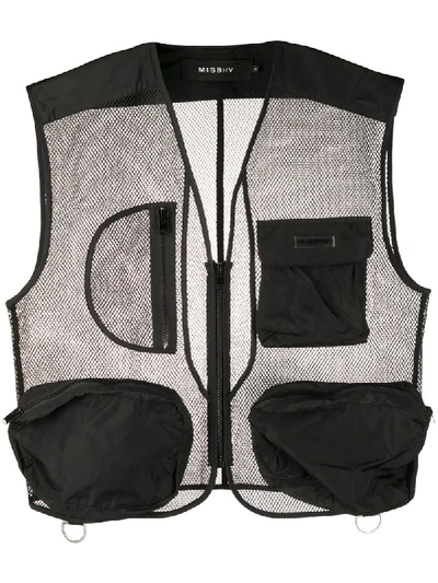 Misbhv Black 'the Transparent Hunter' Vest