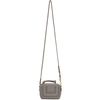 Chloé Chloe Grey Mini Marcie Shoulder Bag In 053 Cash Gr