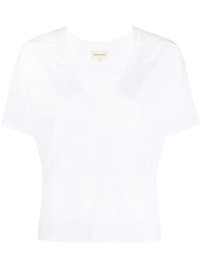 Loulou Studio Faaa Supima Cotton-jersey T-shirt In White