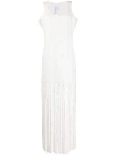 Bevza Wenjing Maxi Dress In White