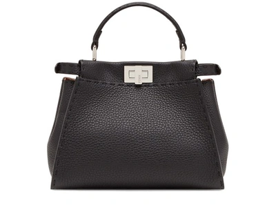 Fendi Peekaboo Iconic Mini In Noir