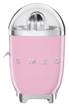 Smeg 50s Retro Style Citrus Juicer In Pink