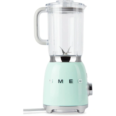 Smeg Green Retro-style Blender In Pastel Green