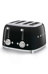 Smeg '50s Retro Style 4-slice Toaster In Black