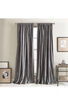 Dkny Modern Slub Velvet Set Of 2 Window Panels In Charcoal