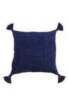 Pom Pom At Home Montauk Tassel Accent Pillow In Indigo