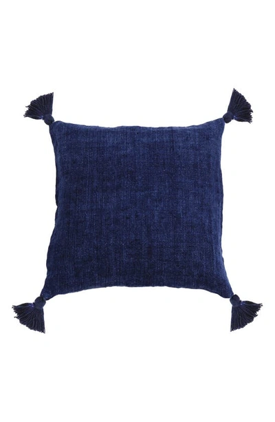 Pom Pom At Home Montauk Tassel Accent Pillow In Indigo