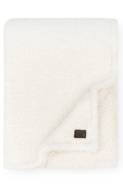 Ugg Ana Faux Shearling Throw In Snow