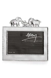 Michael Aram Elephants Picture Frame In Silver