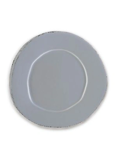 Vietri Lastra Stoneware Dinner Plate In Gray