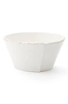 Vietri Lastra Cereal Bowl In White