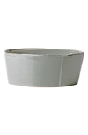 Vietri Lastra Serving Bowl In Gray - Large
