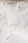 Pom Pom At Home 'charlie' Linen Duvet Cover In Cream