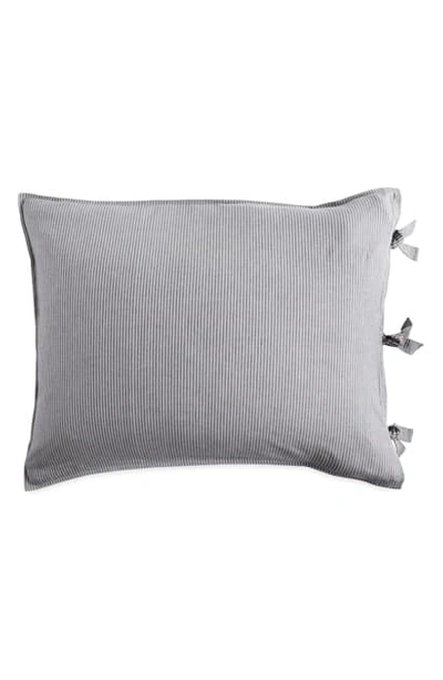 Dkny Pure Stripe Pillow Sham In Grey