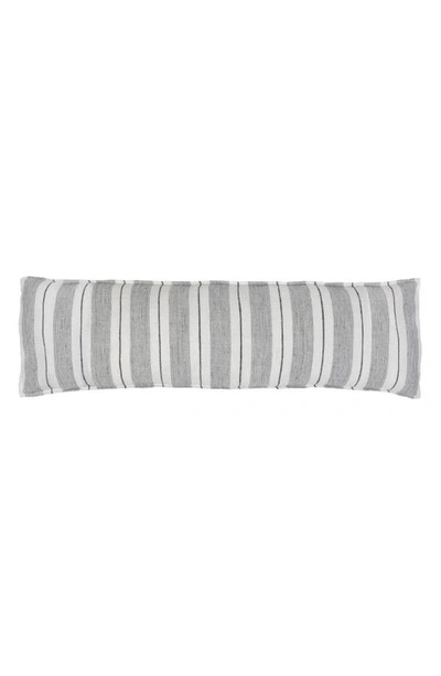 Pom Pom At Home Laguna Body Pillow In Grey/charcoal