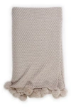 Pom Pom At Home Riley Oversize Throw In Taupe