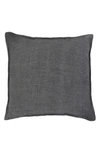 Pom Pom At Home Montauk Large Euro Accent Pillow Cover In Charcoal