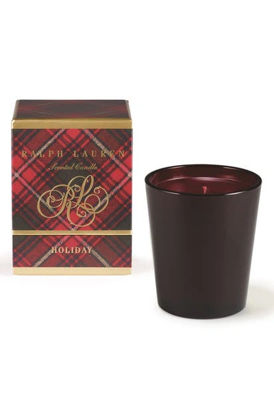 Ralph Lauren Holiday Single Wick Candle In Red