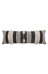 Pom Pom At Home Sawyer Accent Pillow In Charcoal/ Ivory