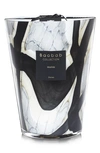 Baobab Collection Stones Marble Candle In Blk/wht/beige