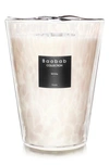 Baobab Collection White Pearls Candle In White-large