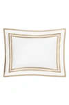 Matouk Meridian 350 Thread Count Sham In Linen Beige