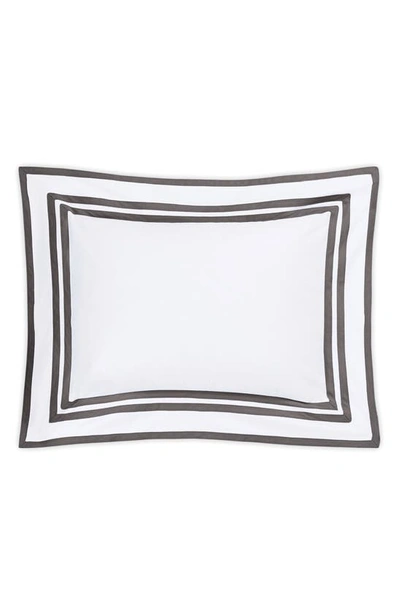 Matouk Meridian 350 Thread Count Sham In Charcoal