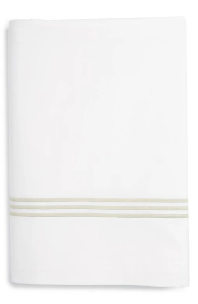 Matouk Bel Tempo 350 Thread Count Flat Sheet In Almond