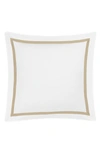 Matouk Lowell 600 Thread Count Euro Sham In Champagne Beige