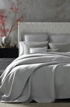 Matouk Nadia Coverlet In Silver