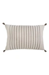 Pom Pom At Home Morrison Large Accent Pillow In Ivory/ Taupe