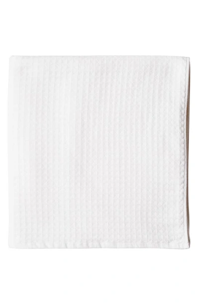 Uchino Waffle Twist 100% Cotton Bath Towel Bedding In White