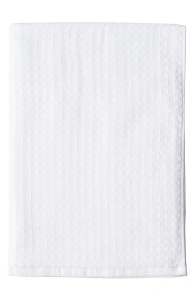 Uchino Waffle Twist 100% Cotton Hand Towel Bedding In White