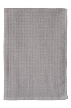 Uchino Waffle Twist 100% Cotton Hand Towel Bedding In Grey